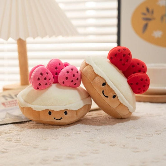 Stress-Relief Mini Strawberry Pancake Plushie